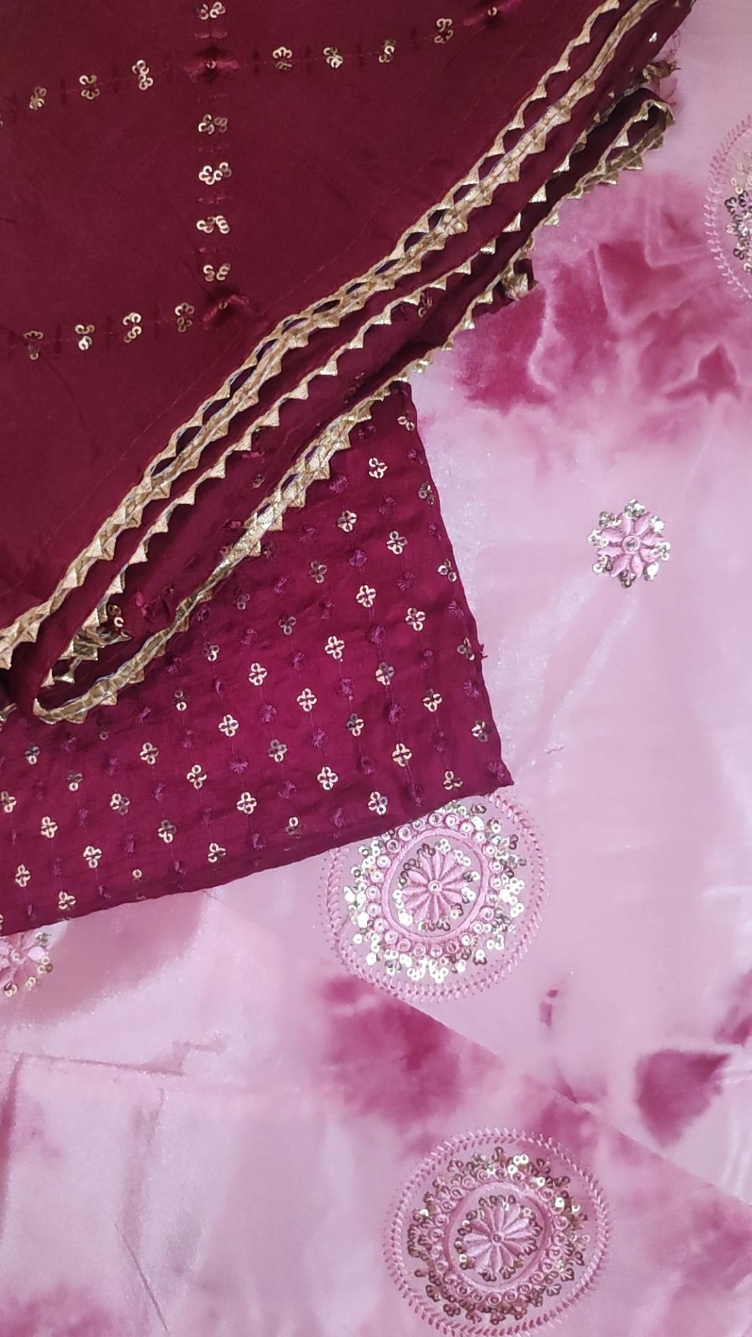 Pink Digital Print Lehenga