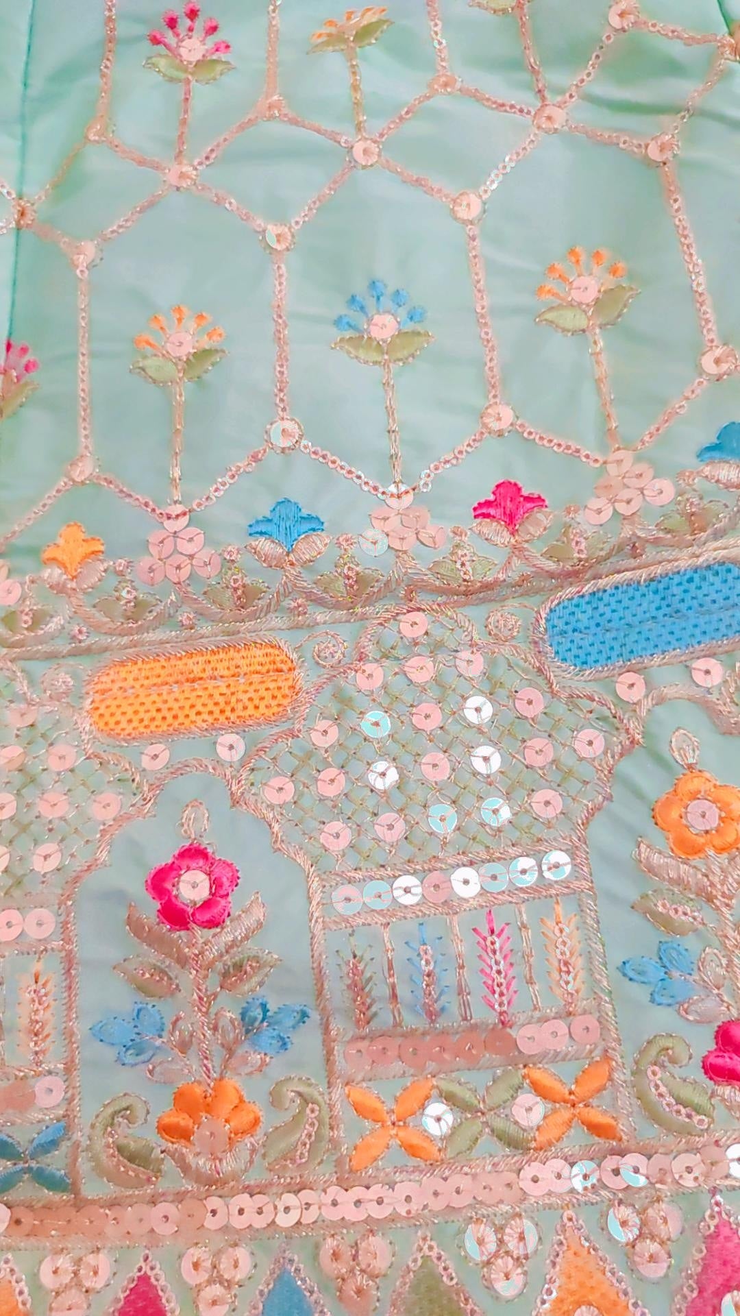 Turquoise Bridal Lehanga