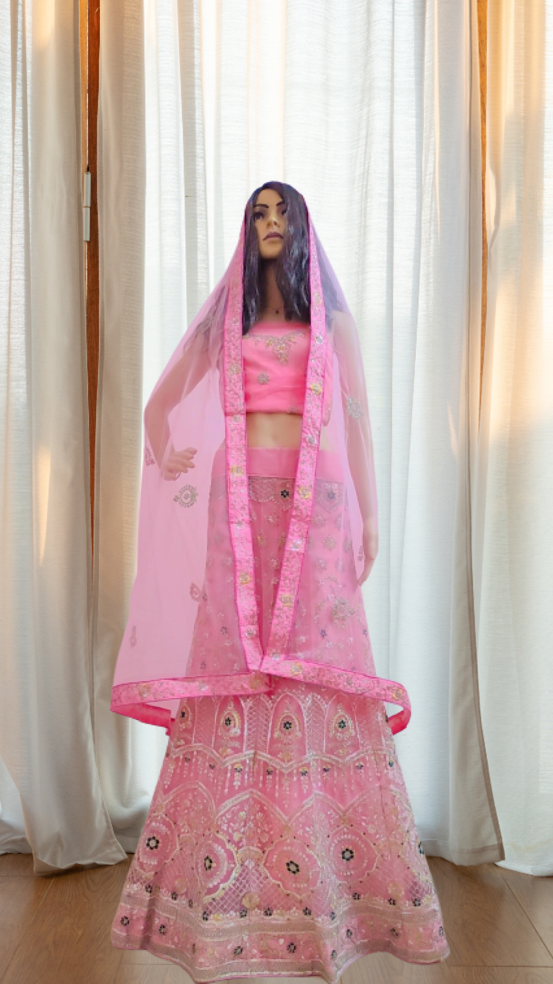 Pink Bridal Lehanga